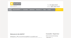 Desktop Screenshot of napcp.ie